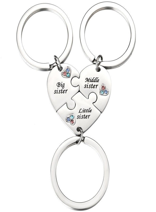 Yonhon 3 Big Middle Little Three Sister Keychain for 3 - Image 1